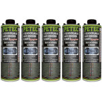 Petec Unterbodenschutz, Überlackierbar schwarz 1000ml Saugdose 5x 1l = 5 Liter