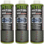 Petec Multi UBS WAX transparent 1000ml Saugdose 3x 1l = 3 Liter