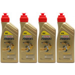 Castrol Power 1 2T teilsynthetisches Motorrad Motoröl 4x 1l = 4 Liter
