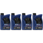 Elf HTX 976+ Racing Lubricants 100 % Synthetic 2-T Motoröl 4x 1l = 4 Liter