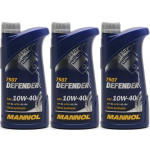 Mannol Defender 10W-40 Diesel & Benziner Motoröliter 3x 1l = 3 Liter