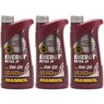 MANNOL Energy Ultra JP 5W-20 Motoröl 3x 1l = 3 Liter