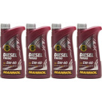 MANNOL Diesel Turbo 5W-40 Motoröl 4x 1l = 4 Liter