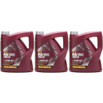MANNOL Racing+Ester 10W-60 Motoröl 3x 4l = 12 Liter