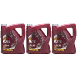 MANNOL Elite 5W-40 Motoröl 3x 4l = 12 Liter