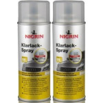 Nigrin Klarlack Spray 2x 400 Milliliter