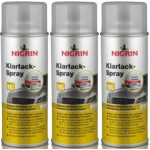 Nigrin Klarlack Spray 3x 400 Milliliter