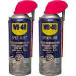 WD-40 SPECIALIST Smart Straw PTFE Trockenschmierspray 2x 400 Milliliter