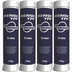 Repsol Lithium Schmierfett MP 2 Fett Kartusche 4x 400 Gramm