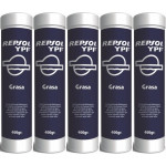Repsol Lithium Schmierfett MP 2 Fett Kartusche 5x 400 Gramm