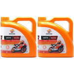 Repsol Motorrad Motoröl MOTO RACING 4T 10W50 2x 4l = 8 Liter