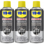 WD-40 Motorbike SPECIALIST Silikonglanzspray 3x 400 Milliliter