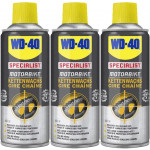 WD-40 Motorbike SPECIALIST Kettenwachs 3x 400 Milliliter