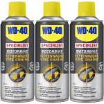 WD-40 Motorbike SPECIALIST Kettenwachs 3x 400 Milliliter