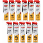 SONAX SilikonSpray mit EasySpray 11x 400 Milliliter