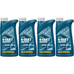 MANNOL 7209 4-TAKT Premium SAE 20W-40 4x 1l = 4 Liter