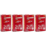 MANNOL 7812 Motorbike 4-Takt synthetisches Ester 10W-40 Motoröl 4x 1l = 4 Liter