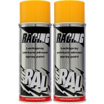RACING Lackspray RAL 1028 Melonengelb 2x 400 Milliliter