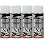 RACING Lackspray RAL 9010 Reinweiß Matt 4x 400 Milliliter