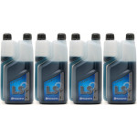 Original HUSQVARNA MIX 2T LS+ für Kettensägen, Rasenmäher, etc 4x 1l = 4 Liter