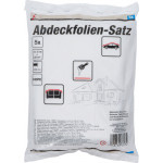 BGS Abdeckfolien-Satz | HDPE | transparent | 4 x 5 m | 20 m² | 5-tlg.