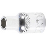 BGS Steckschlüssel-Einsatz Sechskant | Antrieb Innenvierkant 6,3 mm (1/4