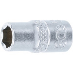 BGS Steckschlüssel-Einsatz Sechskant | Antrieb Innenvierkant 6,3 mm (1/4