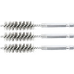 BGS Stahlbürste | 13 mm | Antrieb Außensechskant 6,3 mm (1/4