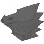 BGS Ersatz-Schneideklingen für Art. 364 | 0,6 x 16 mm x 53° | 5-tlg.