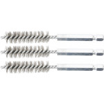 BGS Stahlbürste | 12 mm | Antrieb Außensechskant 6,3 mm (1/4