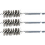 BGS Stahlbürste | 17 mm | Antrieb Außensechskant 6,3 mm (1/4