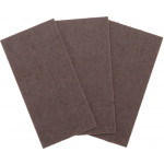 BGS Filzgleiter | Platten | braun | 100 x 200 mm | 3-tlg.