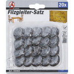 BGS Filzgleiter-Satz | gestiftet | Ø 24 mm | 20-tlg.
