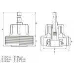 BGS Adapter Nr. 23 für Art. 8027, 8098 | für VAG