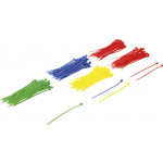 BGS Kabelbinder-Sortiment | farbig | 2,4 x 100 mm | 200-tlg.