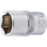BGS Steckschlüssel-Einsatz Sechskant | Antrieb Innenvierkant 12,5 mm (1/2