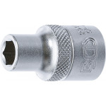 BGS Steckschlüssel-Einsatz Sechskant | Antrieb Innenvierkant 12,5 mm (1/2