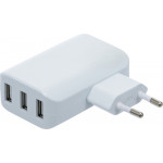 BGS Universal USB-Ladegerät | 3 USB-Ports | max 3,4 A total max. 2,4 A / USB | 110 - 240 V
