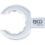BGS Einsteck-Ringschlüssel | offen | 22 mm | Aufnahme 9 x 12 mm