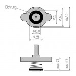 BGS Adapter Nr. 4 für Art. 8027, 8098 | für Ford, Honda, Hyundai, Lexus, Mazda, Mercedes-Benz, Mitsubishi, Nissan, Peugeot, Subaru, Suzuki, Toyota