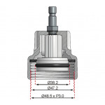 BGS Adapter Nr. 18 für Art. 8027, 8098 | für VW