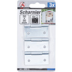 BGS Scharnier-Satz | 50 x 50 mm | 3-tlg.