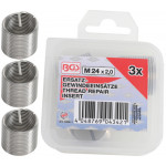 BGS Ersatz-Gewindeeinsätze | M24 x 2,0 mm | 3-tlg.