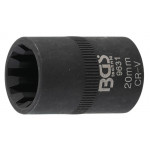BGS Bremssattel-Einsatz | 10-kant | für VAG und Porsche | SW 20 mm