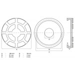 BGS Gummiteller | für Hebebühnen | Ø 100 mm