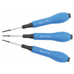 BGS Präzisions-Schraubendreher-Satz | T-Profil (für Torx) T4 / T5 / T6 | 3-tlg.