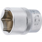 BGS Steckschlüssel-Einsatz Sechskant | Antrieb Innenvierkant 12,5 mm (1/2