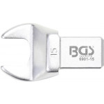 BGS Einsteck-Maulschlüssel | 15 mm | Aufnahme 14 x 18 mm
