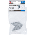 BGS Stuhlwinkel | 25 x 25 x 15 mm | 12-tlg.
