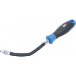 BGS Flexibler Schraubendreher mit Rundgriff | E-Profil E6 | Klingenlänge 150 mm